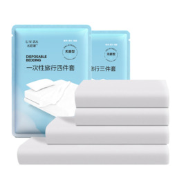 YIJINCHAN Disposable Bed Linen 4-Piece Set - thumbnail 1