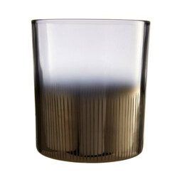 Interiors by Premier Tealight Candle Holder Complements Glass Metallic - thumbnail 4