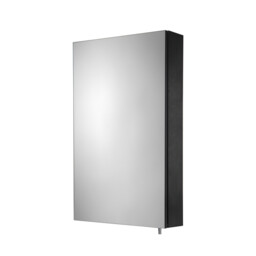 Croydex Dawley Bathroom Mirror Cabinet (67x40x10cm)  - Black - thumbnail 6