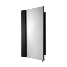 Croydex Dawley Bathroom Mirror Cabinet (67x40x10cm)  - Black - thumbnail 5