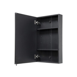 Croydex Dawley Bathroom Mirror Cabinet (67x40x10cm)  - Black - thumbnail 3