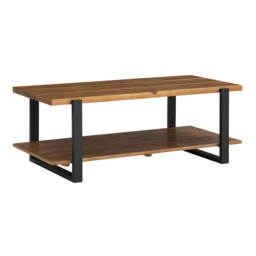 Coffee Table Pembroke Rectangle Pine Natural/Black - thumbnail 4