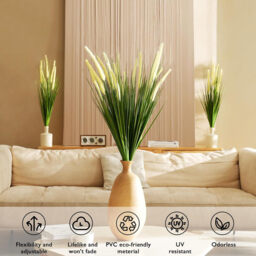 32inch yellow foxtail reed onion grass -6PCS - thumbnail 7
