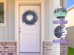DDHS 18inch Lavender Wreath -2pcs - thumbnail 4