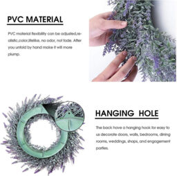 DDHS 18inch Lavender Wreath -2pcs - thumbnail 6