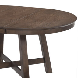 Dining Table Roseville Extendable Round/Oval 115x115-154cm Walnut - thumbnail 2