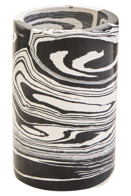 Fifty Five South Candle Holder Helsa Marble Black/White - image 1