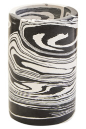 Fifty Five South Candle Holder Helsa Marble Black/White - thumbnail 1