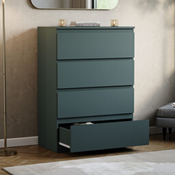 Vida Designs Drawer Chest Denver 4 Drawers Green - thumbnail 4