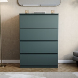 Vida Designs Drawer Chest Denver 4 Drawers Green - thumbnail 3