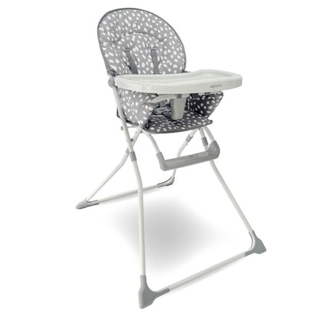 My Babiie MBHC1 Compact Highchair 6 Months - 3 Years (15 kg) Grey Dalmatian - image 1