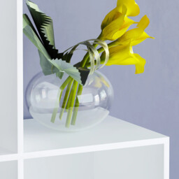 Vida Designs Bookcase Durham Staircase 6 Cube White - thumbnail 2