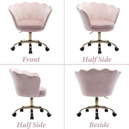 Ya-Home Office Chair Modern Swivel Desk Chair with Adjustable Height for Home Office/Bedroom - thumbnail 5