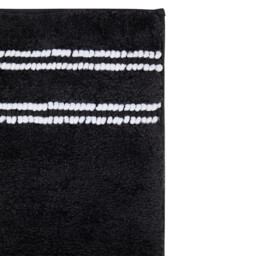 Maison by Premier Bath Mat Soak Microfibre Tufted Stripe Black 40x60cm - thumbnail 5