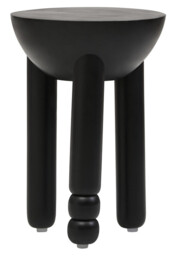 Fifty Five South Side Table Tri Solid Mango Wood Black - thumbnail 6