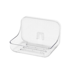 Addis Invisifix Bathroom Soap Dish Holder - 9.5 x 12 x 8cm - thumbnail 1