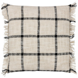 Yard Cushion Beni Square Natural/Black 45x45cm - thumbnail 5