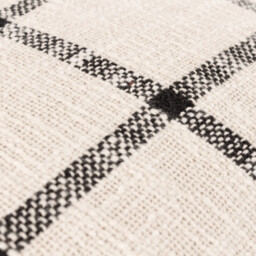 Yard Cushion Beni Square Natural/Black 45x45cm - thumbnail 2