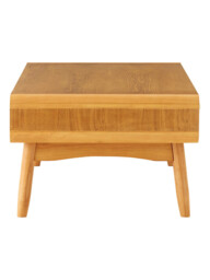 Interiors by Premier Coffee Table Malmo 2 Drawers Oak/White - thumbnail 3