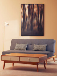 Interiors by Premier Coffee Table Malmo 2 Drawers Oak/White - thumbnail 5