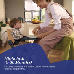 Chicco Meraviglia Highchair 0+ Months Ebony - thumbnail 5