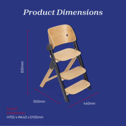 Chicco Meraviglia Highchair 0+ Months Ebony - thumbnail 3