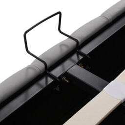 URBAN MEUBLE Velvet Series Upholstered Bed Hydraulic Storage Bed 150x200cm - thumbnail 3