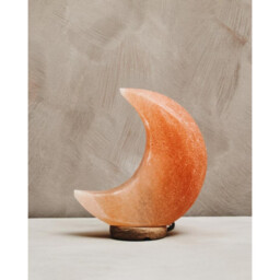 Interiors by Premier Salt Lamp Nepal Crescent Moon Pink - thumbnail 3