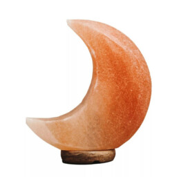 Interiors by Premier Salt Lamp Nepal Crescent Moon Pink - thumbnail 2