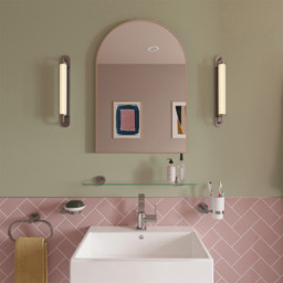 Croydex Mirror Arched Gold 50x73cm - thumbnail 2