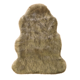 Likewise Rug Faux Fur Hide Brown 60x90cm - thumbnail 3