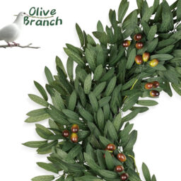 DDHS 26inch olive wreath-1pcs - thumbnail 3