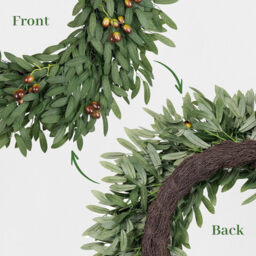 DDHS 26inch olive wreath-1pcs - thumbnail 5