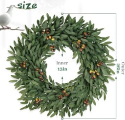 DDHS 26inch olive wreath-1pcs - thumbnail 7