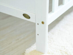 mcc direct Grey Wooden Baby Cot Bed & Rollaway Drawer & Aloe Vera Water Repellent Mattress (Orlando Drawer) - thumbnail 5