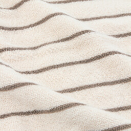 Yard Bath Sheet Hebden Narrow Stripe Mole 100x150cm - thumbnail 2