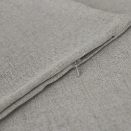 Deconovo faux linen cushion cover light grey color 45*45cm 1pc - thumbnail 2
