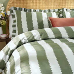 Wylder Duvet Cover Set Bridie Green/Mist Double - thumbnail 2