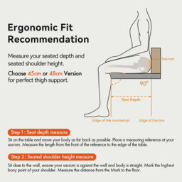 Libernovo Omni Dynamic Ergonomic Chair Midnight Black 48cm 1pcs With Dual-Layer Footrest - thumbnail 6