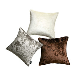 Phantoscope Pack of 1 Shiny Crushed Velvet with Trim Square Throw Pillow Covers Cushion Cover Pillowcase for Couch Bed and Chair, Navy Blue 18 x 18 inches 45 x 45 cm - thumbnail 1