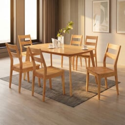 Dining Table Lexington Rectangle Oak 75x120cm - thumbnail 2