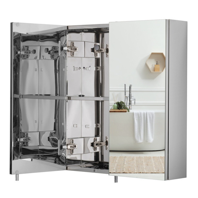 Croydex Cullen Bathroom Mirror Cabinet - image 1