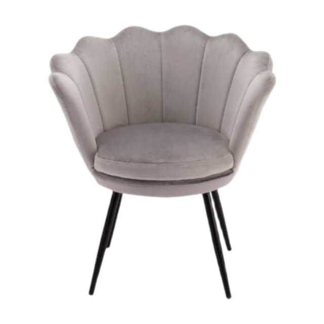 Ya-Home Accent Chair Upholstered Lounge Armchair with Golden Legs, Modern Petal Side Chair Corner Chair for Living Room/Bedroo - image 1