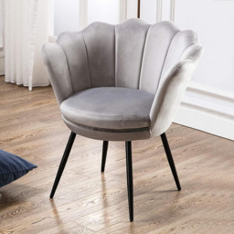 Ya-Home Accent Chair Upholstered Lounge Armchair with Golden Legs, Modern Petal Side Chair Corner Chair for Living Room/Bedroo - thumbnail 5
