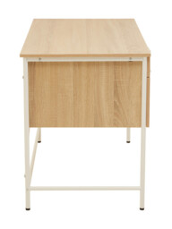 Interiors by Premier Desk Bradury 2 Drawers Oak/White - thumbnail 3
