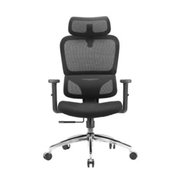 SIHOO M56C Ergonomic Office Chair - Adjustable Desk Chair with 3D Dynamic Lumbar Support, Breathable Mesh Back, Adjustable Headrest and PU Armrests for Home Office - (Black)