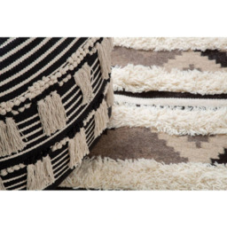 Bosie Rug Jango Tribal 80% Wool 20% Cotton Rectangle Natural/Black 120x180cm - thumbnail 4