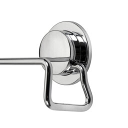 Croydex Stick 'n' Lock Towel Rail - Chrome - thumbnail 4