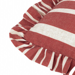 Furn Cushion Camron Stripe Rectangle Red 46x60cm - thumbnail 6