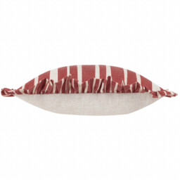 Furn Cushion Camron Stripe Rectangle Red 46x60cm - thumbnail 4